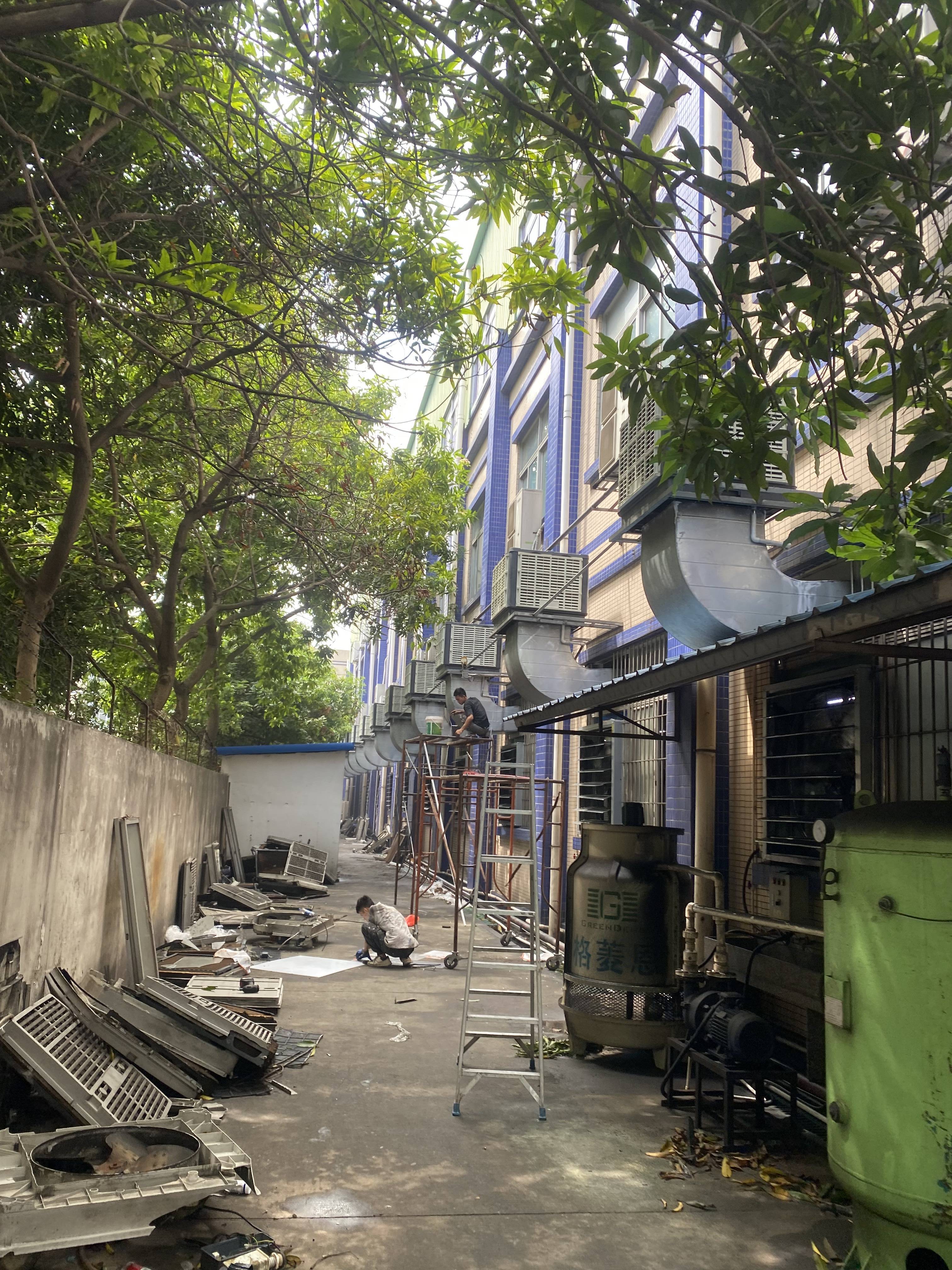 广州水帘风机空调车间厂房降温车间温度怎么样?