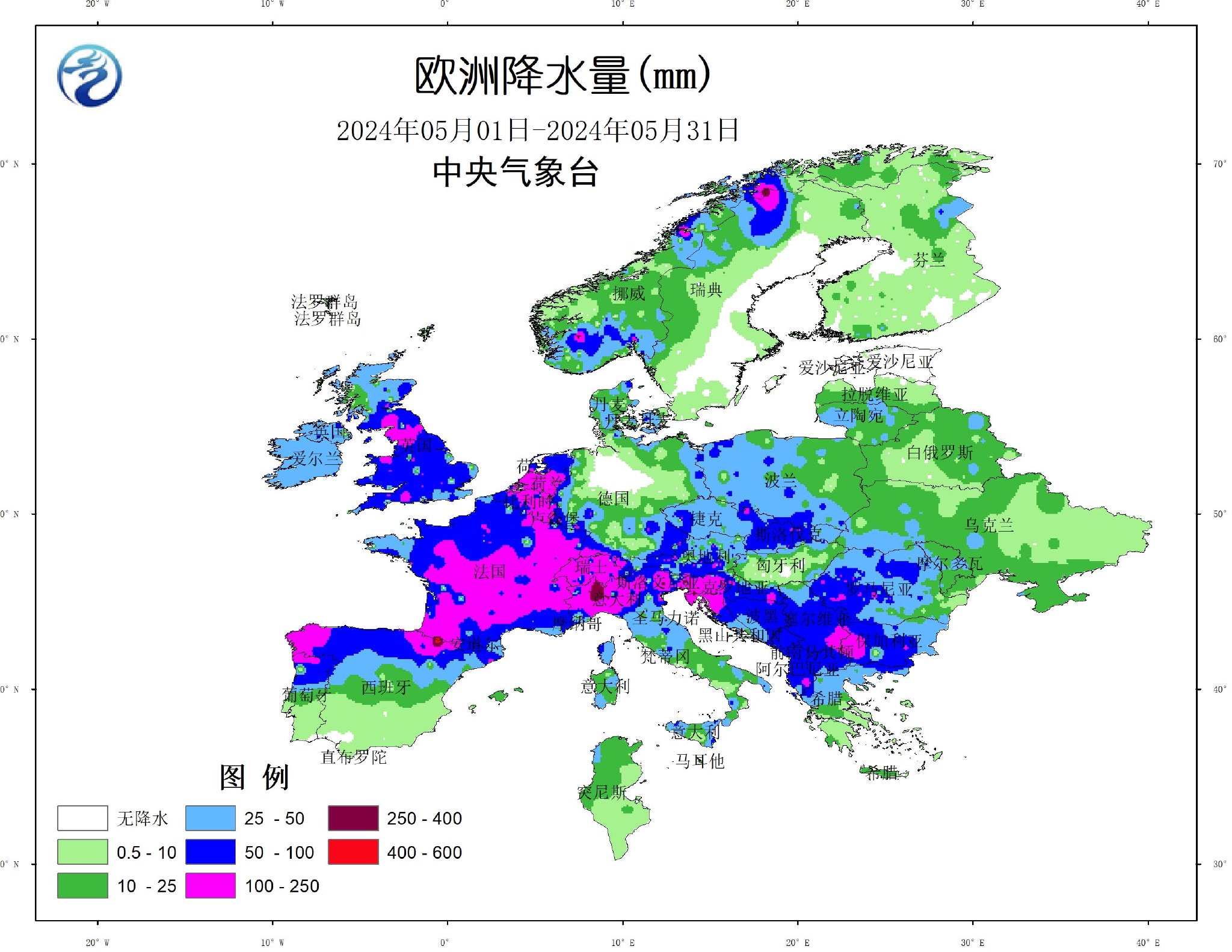 中央气象台:国外农业气象监测与作物产量展望(2024年06月08日)