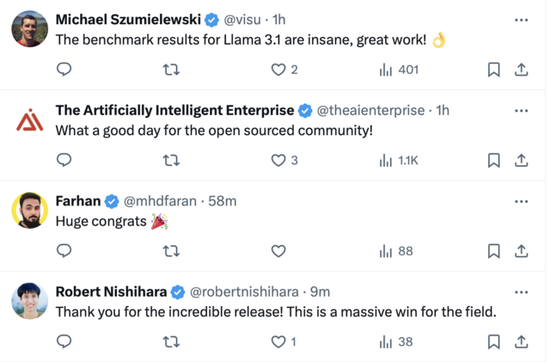 Meta发布最大开源AI模型Llama 3.1 英伟达提供定制服务,云伙伴助阵