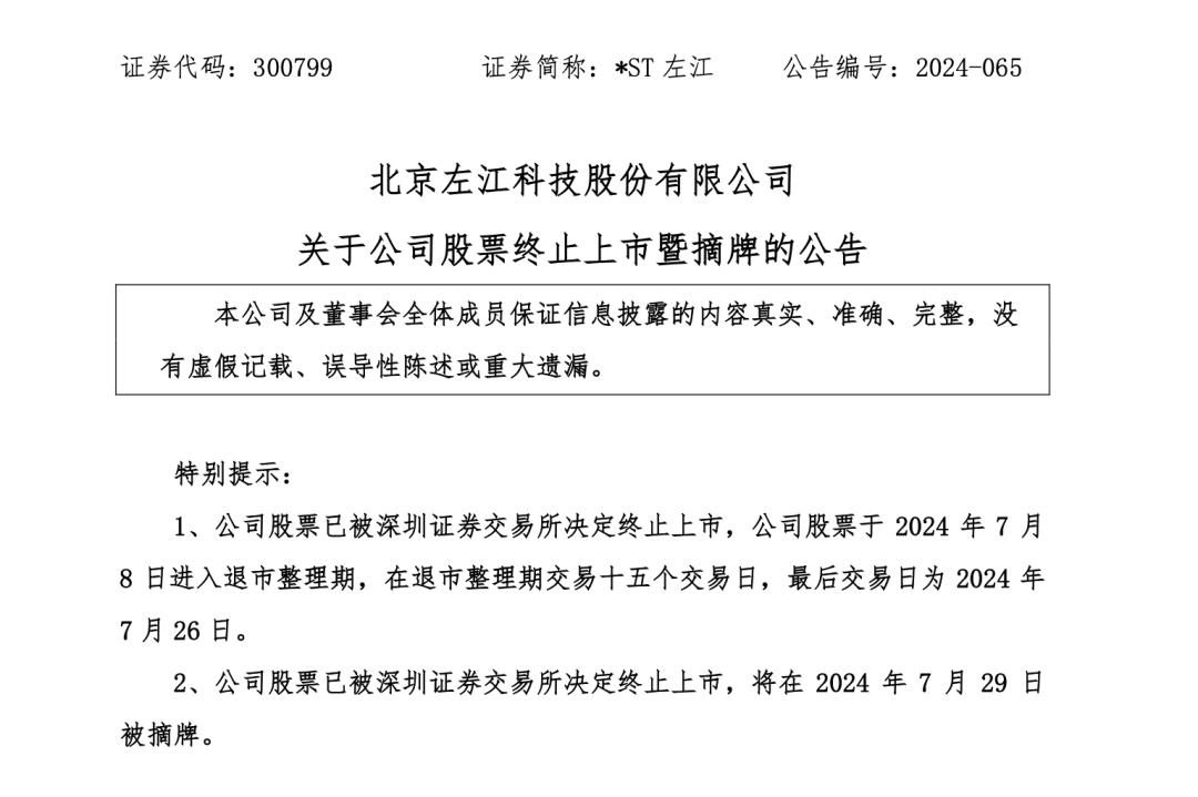 股价最高跌去99% “最贵ST股”告别A股!