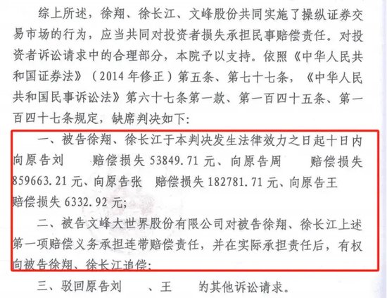 徐翔输了官司!操盘文峰股份手法曝光