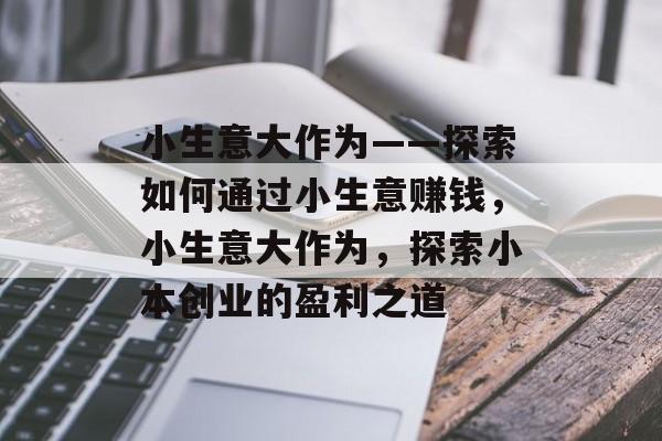 小生意大作为——探索如何通过小生意赚钱，小生意大作为，探索小本创业的盈利之道
