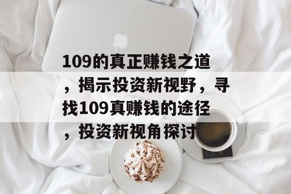 109的真正赚钱之道，揭示投资新视野，寻找109真赚钱的途径，投资新视角探讨