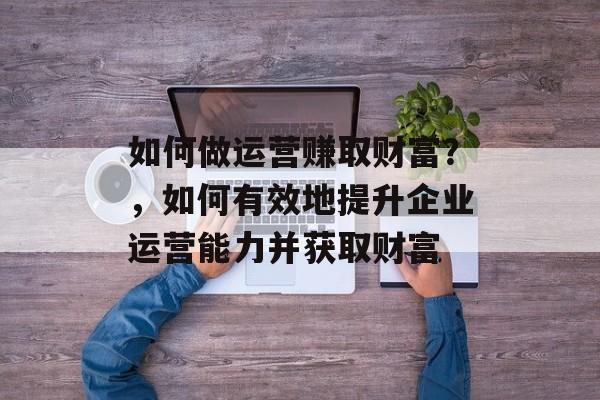如何做运营赚取财富?,如何有效地提升企业运营能力并获取财富 如何做运营赚取财富?,如何有效地提升企业运营能力并获取财富