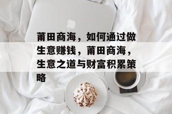 莆田商海，如何通过做生意赚钱，莆田商海，生意之道与财富积累策略