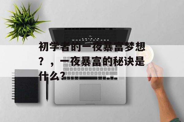初学者的一夜暴富梦想？，一夜暴富的秘诀是什么？