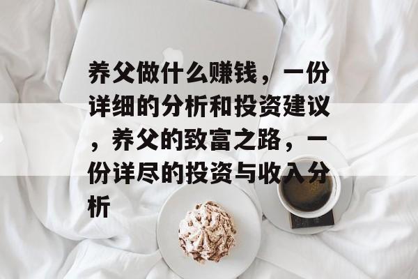 养父做什么赚钱，一份详细的分析和投资建议，养父的致富之路，一份详尽的投资与收入分析
