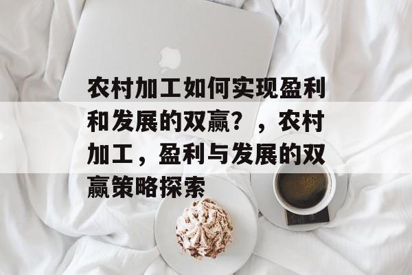 农村加工如何实现盈利和发展的双赢?,农村加工,盈利与发展的双赢策略探索 农村加工如何实现盈利和发展的双赢?,农村加工,盈利与发展的双赢策略探索