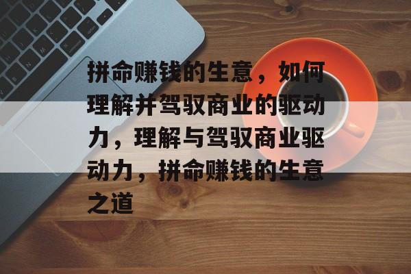 拼命赚钱的生意,如何理解并驾驭商业的驱动力,理解与驾驭商业驱动力,拼命赚钱的生意之道 拼命赚钱的生意,如何理解并驾驭商业的驱动力,理解与驾驭商业驱动力,拼命赚钱的生意之道