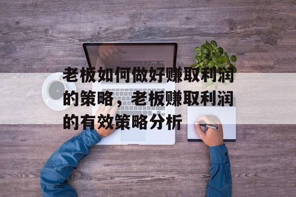 老板如何做好赚取利润的策略，老板赚取利润的有效策略分析
