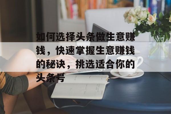 如何选择头条做生意赚钱,快速掌握生意赚钱的秘诀,挑选适合你的头条号 如何选择头条做生意赚钱,快速掌握生意赚钱的秘诀,挑选适合你的头条号