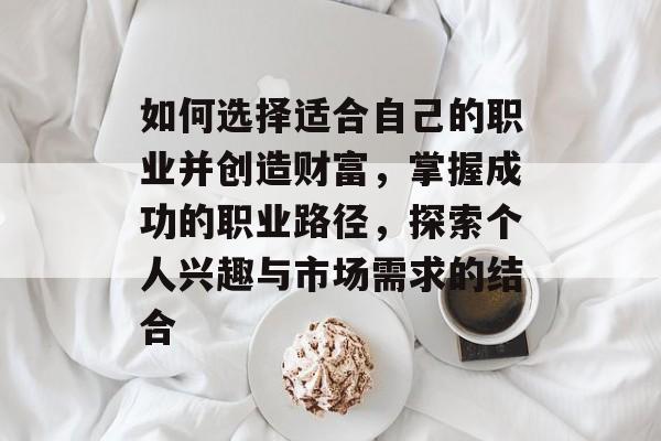 如何选择适合自己的职业并创造财富,掌握成功的职业路径,探索个人兴趣与市场需求的结合 如何选择适合自己的职业并创造财富,掌握成功的职业路径,探索个人兴趣与市场需求的结合