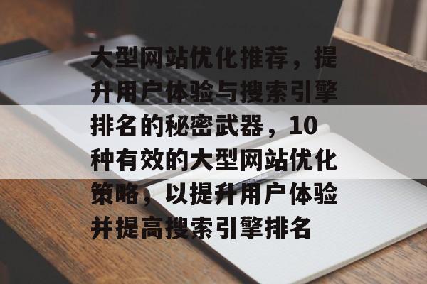 大型网站优化推荐，提升用户体验与搜索引擎排名的秘密武器，10种有效的大型网站优化策略，以提升用户体验并提高搜索引擎排名