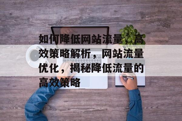 如何降低网站流量，高效策略解析，网站流量优化，揭秘降低流量的高效策略