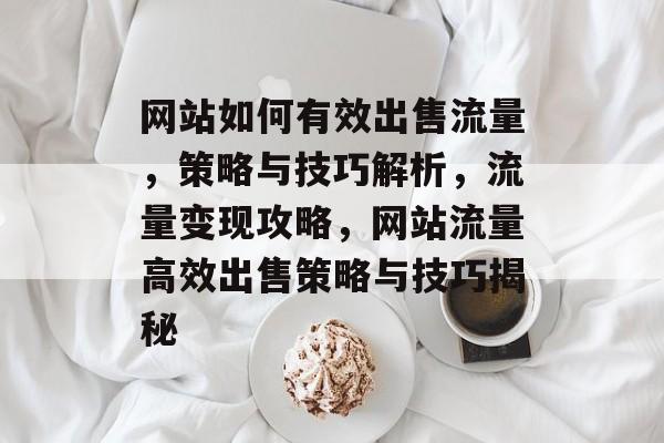 网站如何有效出售流量，策略与技巧解析，流量变现攻略，网站流量高效出售策略与技巧揭秘