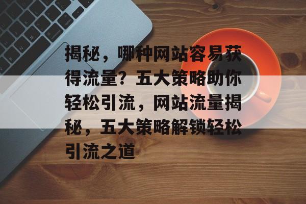 揭秘，哪种网站容易获得流量？五大策略助你轻松引流，网站流量揭秘，五大策略解锁轻松引流之道