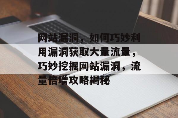 网站漏洞，如何巧妙利用漏洞获取大量流量，巧妙挖掘网站漏洞，流量倍增攻略揭秘