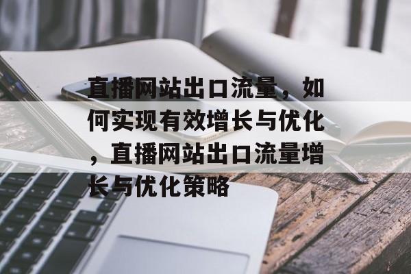 直播网站出口流量，如何实现有效增长与优化，直播网站出口流量增长与优化策略