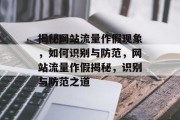 揭秘网站流量作假现象，如何识别与防范，网站流量作假揭秘，识别与防范之道