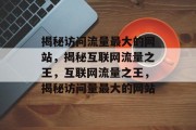 揭秘访问流量最大的网站，揭秘互联网流量之王，互联网流量之王，揭秘访问量最大的网站