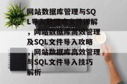 网站数据库管理与SQL导入数据库文件详解，网站数据库高效管理及SQL文件导入攻略，网站数据库高效管理与SQL文件导入技巧解析