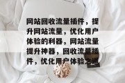 网站回收流量插件，提升网站流量，优化用户体验的利器，网站流量提升神器，回收流量插件，优化用户体验之道