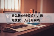 网站优化好做吗？，网站优化，入门与实践
