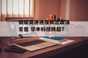 铜缆高速连接概念震荡走低 华丰科技跌超7%