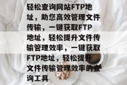 轻松查询网站FTP地址，助您高效管理文件传输，一键获取FTP地址，轻松提升文件传输管理效率，一键获取FTP地址，轻松提升文件传输管理效率的查询工具