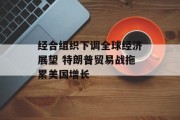 经合组织下调全球经济展望 特朗普贸易战拖累美国增长