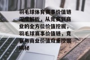 羽毛球体育赛事价值链深度解析，从竞赛到商业的全方位价值挖掘，羽毛球赛事价值链，竞赛与商业价值双重挖掘揭秘