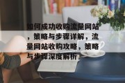 如何成功收购流量网站，策略与步骤详解，流量网站收购攻略，策略与步骤深度解析