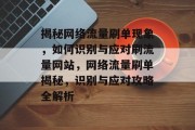 揭秘网络流量刷单现象，如何识别与应对刷流量网站，网络流量刷单揭秘，识别与应对攻略全解析