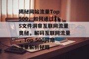 揭秘网站流量Top 500，如何通过XLS文件洞察互联网流量奥秘，解码互联网流量，Top 500网站流量解析秘籍