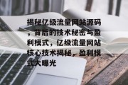 揭秘亿级流量网站源码，背后的技术秘密与盈利模式，亿级流量网站核心技术揭秘，盈利模式大曝光