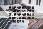 移动网站开发流程详解，从需求分析到上线运营，移动网站开发全流程解析，从需求分析到上线运营攻略