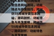 深入解析仿58同城分类信息网站源码，功能特点与开发技巧，揭秘仿58同城分类信息网站，源码剖析、功能特色与开发策略，揭秘仿58同城分类信息网站，源码剖析、功能特色与开发策略