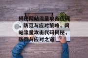 揭秘网站流量攻击代码，防范与应对策略，网站流量攻击代码揭秘，防御与应对之道