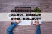网站流量超量背后的机遇与挑战，解码网站流量激增，机遇与挑战并存
