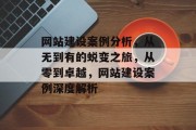 网站建设案例分析，从无到有的蜕变之旅，从零到卓越，网站建设案例深度解析