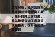 深度解析，如何高效利用完网站流量查询工具，提升网站运营效果，网站流量查询工具高效使用指南，提升运营效能秘籍