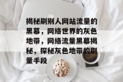 揭秘刷别人网站流量的黑幕，网络世界的灰色地带，网络流量黑幕揭秘，探秘灰色地带的刷量手段
