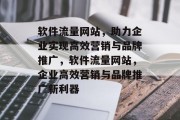 软件流量网站，助力企业实现高效营销与品牌推广，软件流量网站，企业高效营销与品牌推广新利器