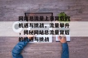 网站总流量上涨背后的机遇与挑战，流量攀升，揭秘网站总流量背后的机遇与挑战