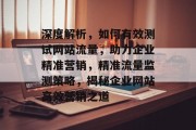 深度解析，如何有效测试网站流量，助力企业精准营销，精准流量监测策略，揭秘企业网站高效营销之道