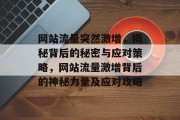 网站流量突然激增，揭秘背后的秘密与应对策略，网站流量激增背后的神秘力量及应对攻略