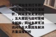 公司网站主页打不开？五大原因及解决方案解析，网站主页无法访问，五大原因与应对策略全解析，网站主页无法访问？五大原因及解决方案深度解析