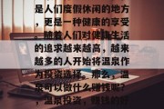 温泉是什么？它不仅仅是人们度假休闲的地方，更是一种健康的享受。随着人们对健康生活的追求越来越高，越来越多的人开始将温泉作为投资选择。那么，温泉可以做什么赚钱呢？，温泉投资，赚钱的好去处