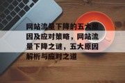 网站流量下降的五大原因及应对策略，网站流量下降之谜，五大原因解析与应对之道