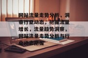 网站流量走势分析，洞察行业动态，把握流量增长，流量趋势洞察，网站流量走势分析与行业动态把握